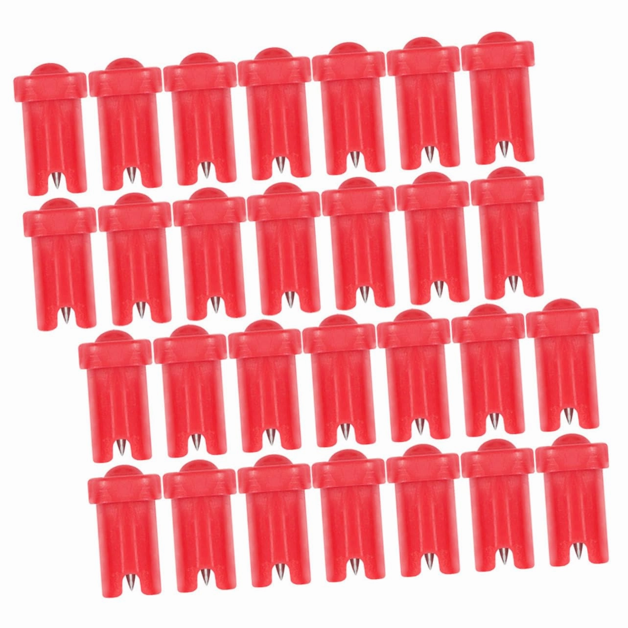 balacoo 500pcs Eyelash Glue Bottle Nozzle Tips Precision Applicator for Easy Use Lash Extensions Compatible Standard Bottles for Salon Home Use