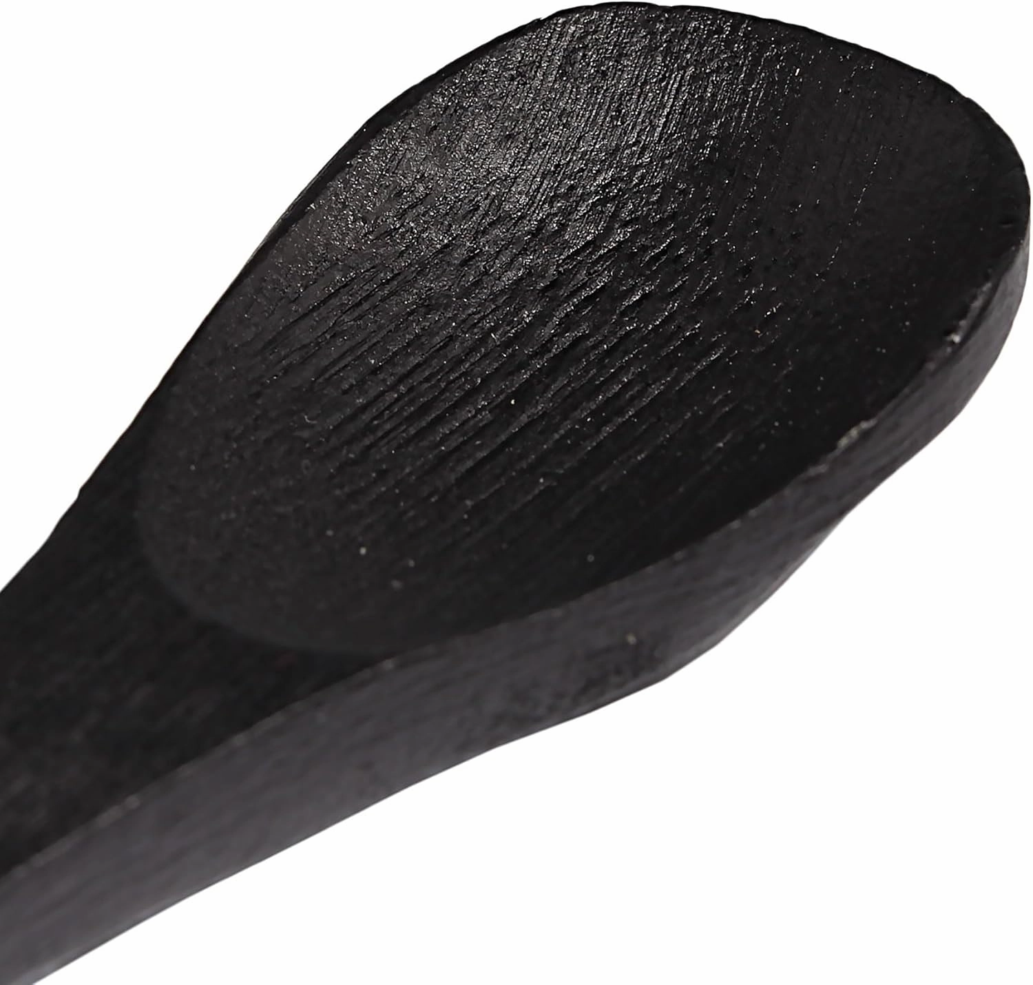 BambooMN Bamboo Serving Spoons, Mini Salt Sugar Spoon, Tiny Wooden Spoons for Spices, Black Oval 3.5", 30 Pieces
