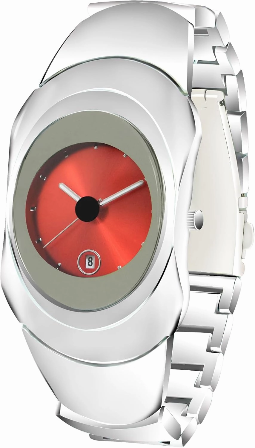 BARAMON Men's Fashion Watches Stylish Futuristic Collectible Unique Male Wristwatch Analog Quartz Clock Date Waterproof Watch for Men