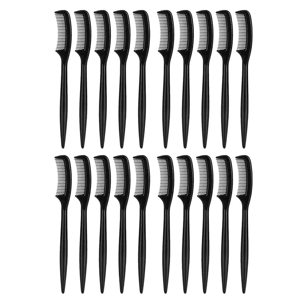 barenx 20pcs Mini Eyebrow Eyelash Grooming Combs Women Travel Portable Brow Brushes