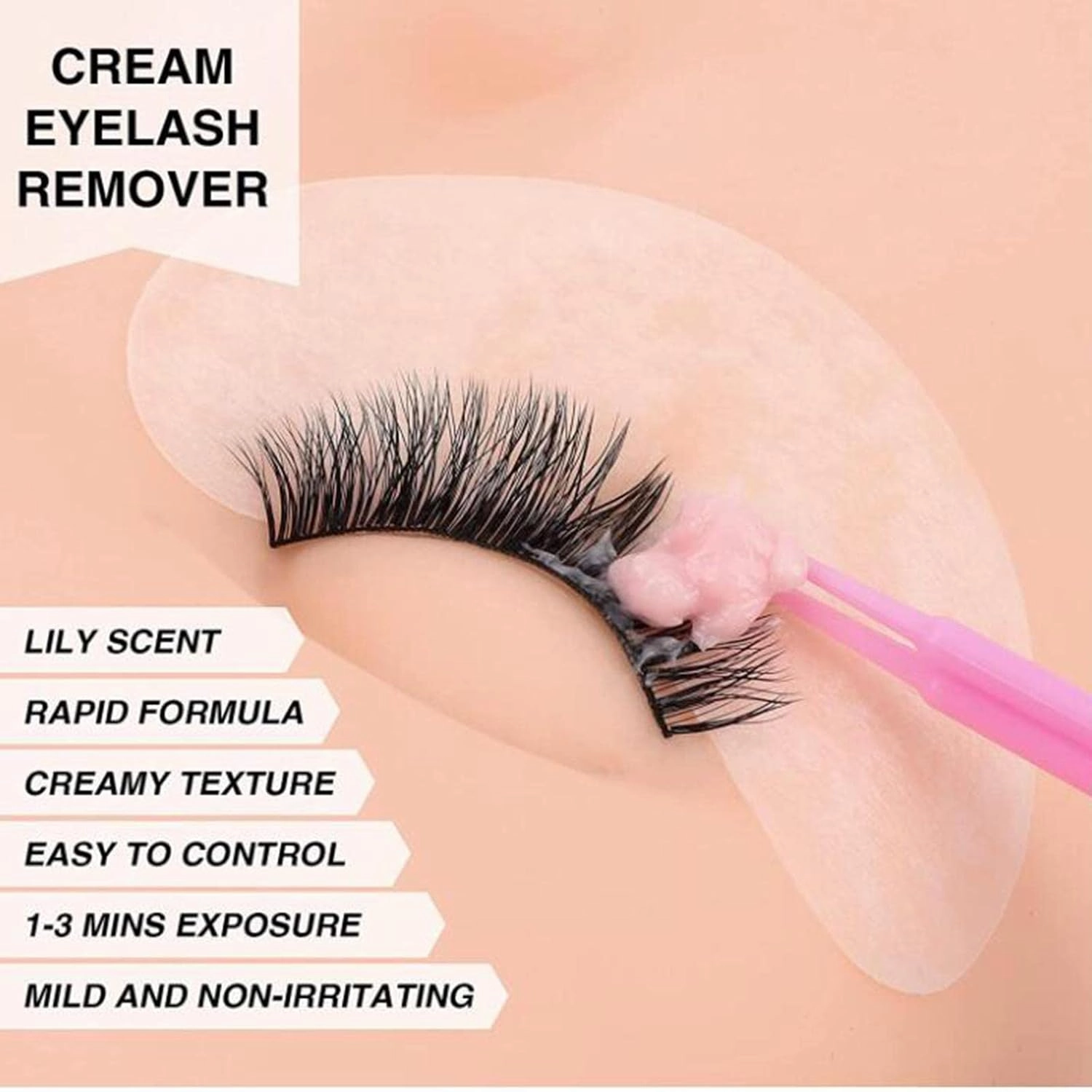 barenx Professional Eyelash Extension Glue Remover 5G Fast Dissolution for False Eyelash Extension Makeup Tools,easy to carry and use - Aloe Green