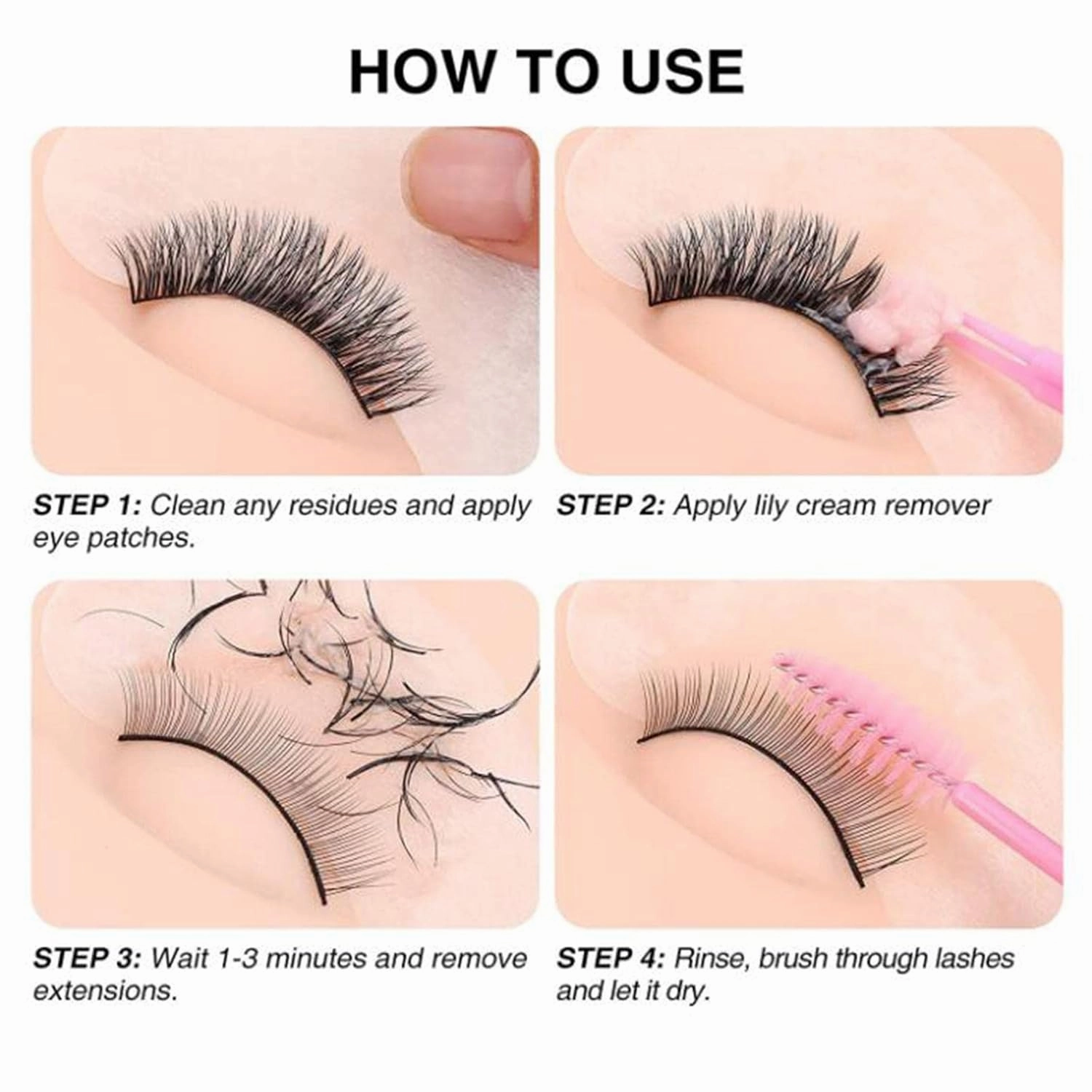 barenx Professional Eyelash Extension Glue Remover 5G Fast Dissolution for False Eyelash Extension Makeup Tools,easy to carry and use - Blueberry Blue