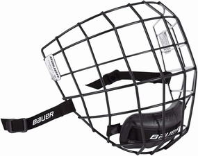 Bauer Profile II Ice Hockey Helmet Face Mask Cage with Mounting Hardware - CSA, CE, HECC Certified (I2 - Black/White 0reo, Small)