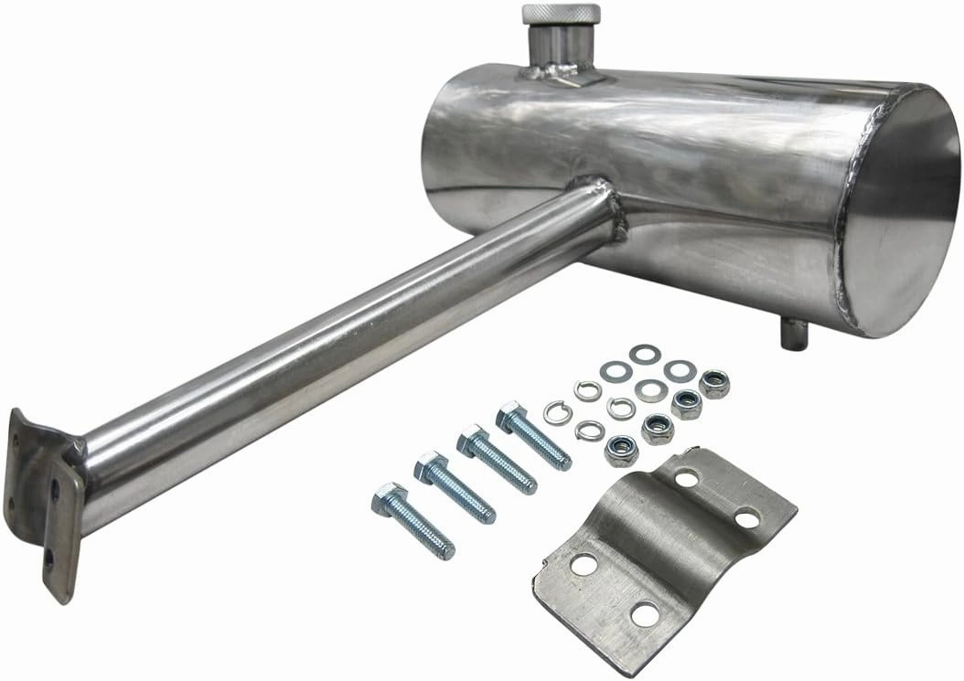 BBR Tuning 2L Seat Mounted Chrome Keg-Style Gas Tank