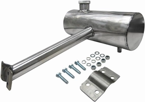 BBR Tuning 2L Seat Mounted Chrome Keg-Style Gas Tank