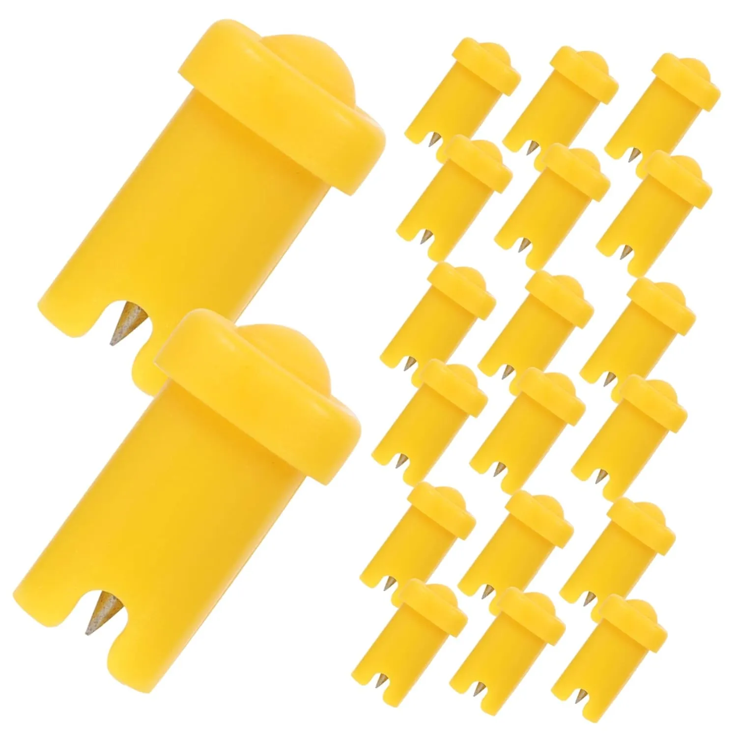 Beaupretty 500pcs Eyelash Glue Bottle Nozzle Needles -blocking Applicator for Eyelash Extensions Fine Tip Design for Precision for Professional Salon Use Home Application