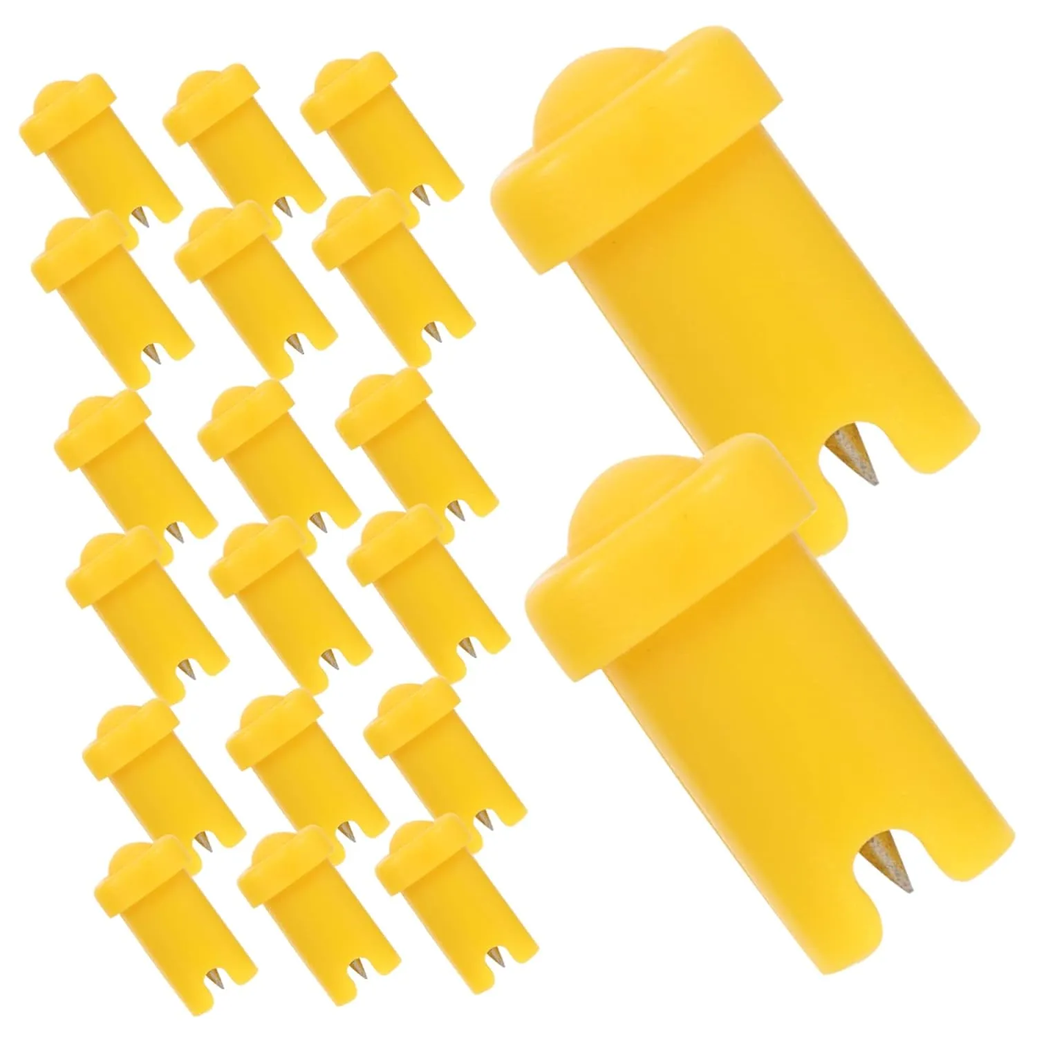 Beaupretty 500pcs Eyelash Glue Bottle Nozzle Needles -blocking Applicator for Eyelash Extensions Fine Tip Design for Precision for Professional Salon Use Home Application