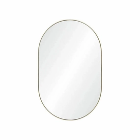 Beckah Oval Mirror | Gold