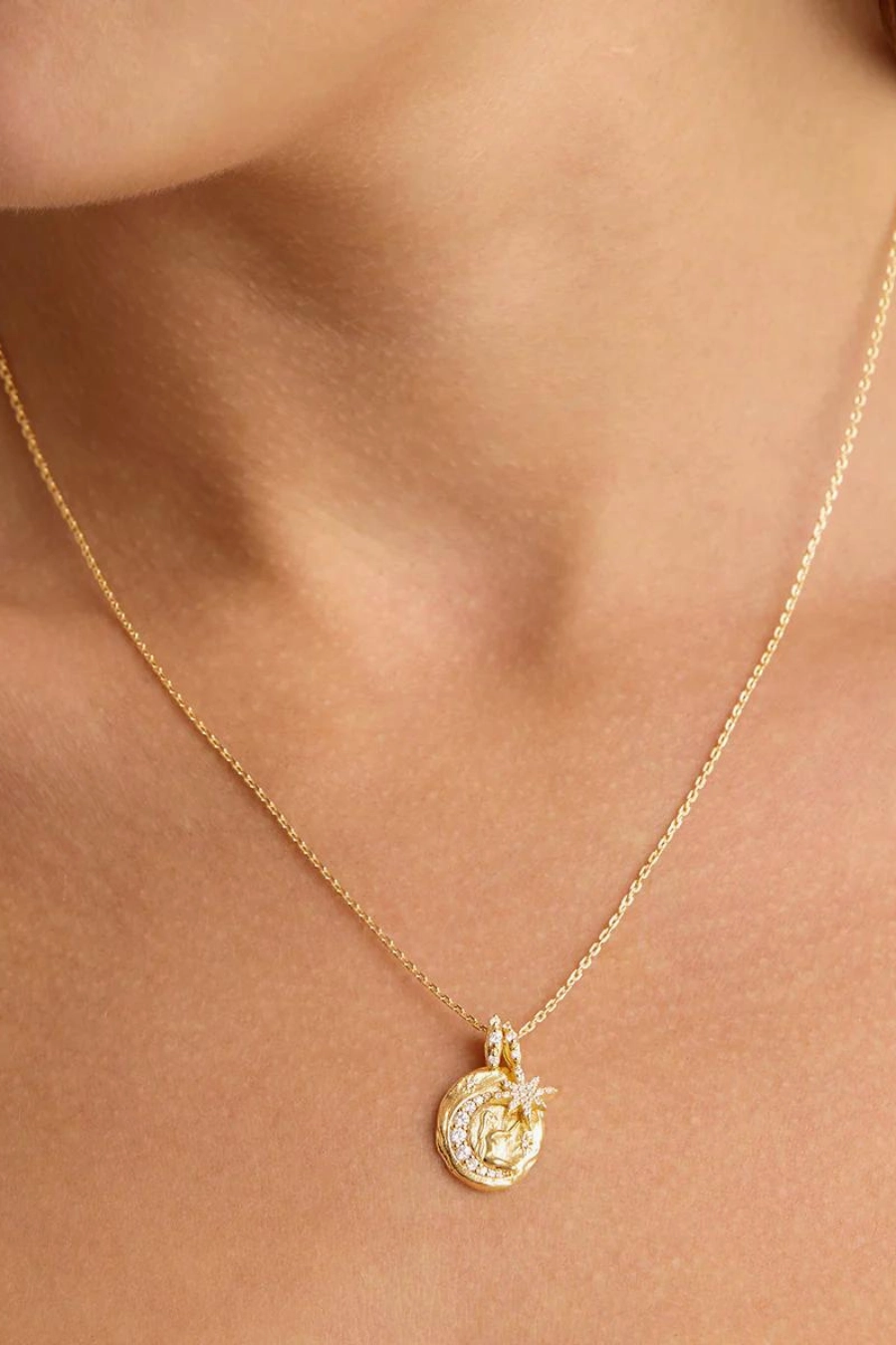 Believe Small Necklace Gold