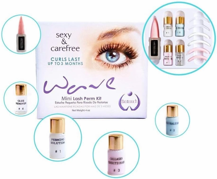 BioTouch Wave Mini Professional Eye Lash Perm Kit Eye Lash Perm Curling Lash Roller Curlers Eyelash Perming Supplies