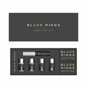 BLACKWINGS Lash Lift Kit Eyelash Curl Cysteine Fast Perm Extension Lamination Setting Lotion Cream Eyelash Serum Gel Glue Rods Pads Tools Salon Eyeliner