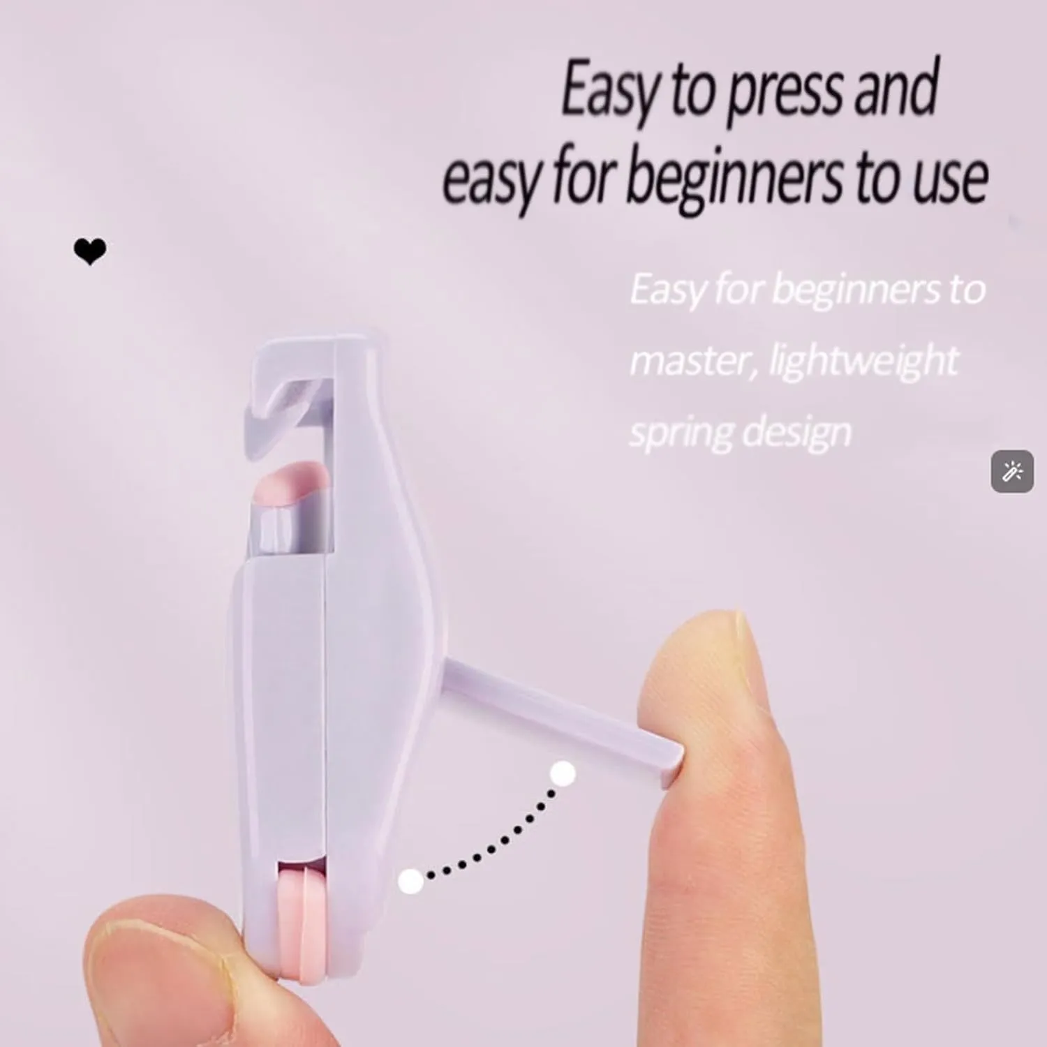 Blevora Eyelash Curler, Viral Blevora Nutrient Lash Curlers, Gentle Lash Tool, with Soft Lash Silicon Pads, for All Eye Shapes(H)