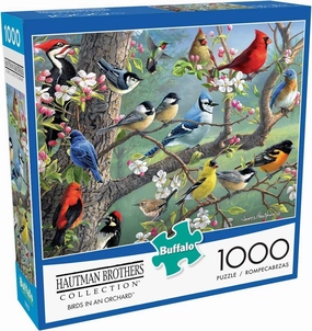 Buffalo Games - Hautman Brothers - Birds in an Orchard - 1000 Piece Jigsaw Puzzle
