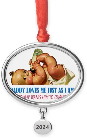 CafePress PHAT Baby BOTTLEChange Me Year Ornament