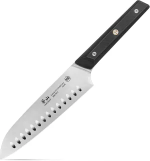 Cangshan TG Series 62182 Swedish 12C27 Steel Santoku Knife, 7-Inch, G10 Handle