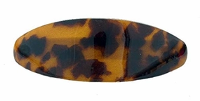 Caravan large oval (hump) voluime barrettte made in france in tokyo color