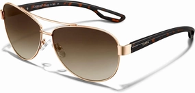 CARFIA Lightweight Retro Pilot Sunglasses for Women Polarized UV Protection, Trendy Outdoor Driving Lady Sunnies Metal Frame