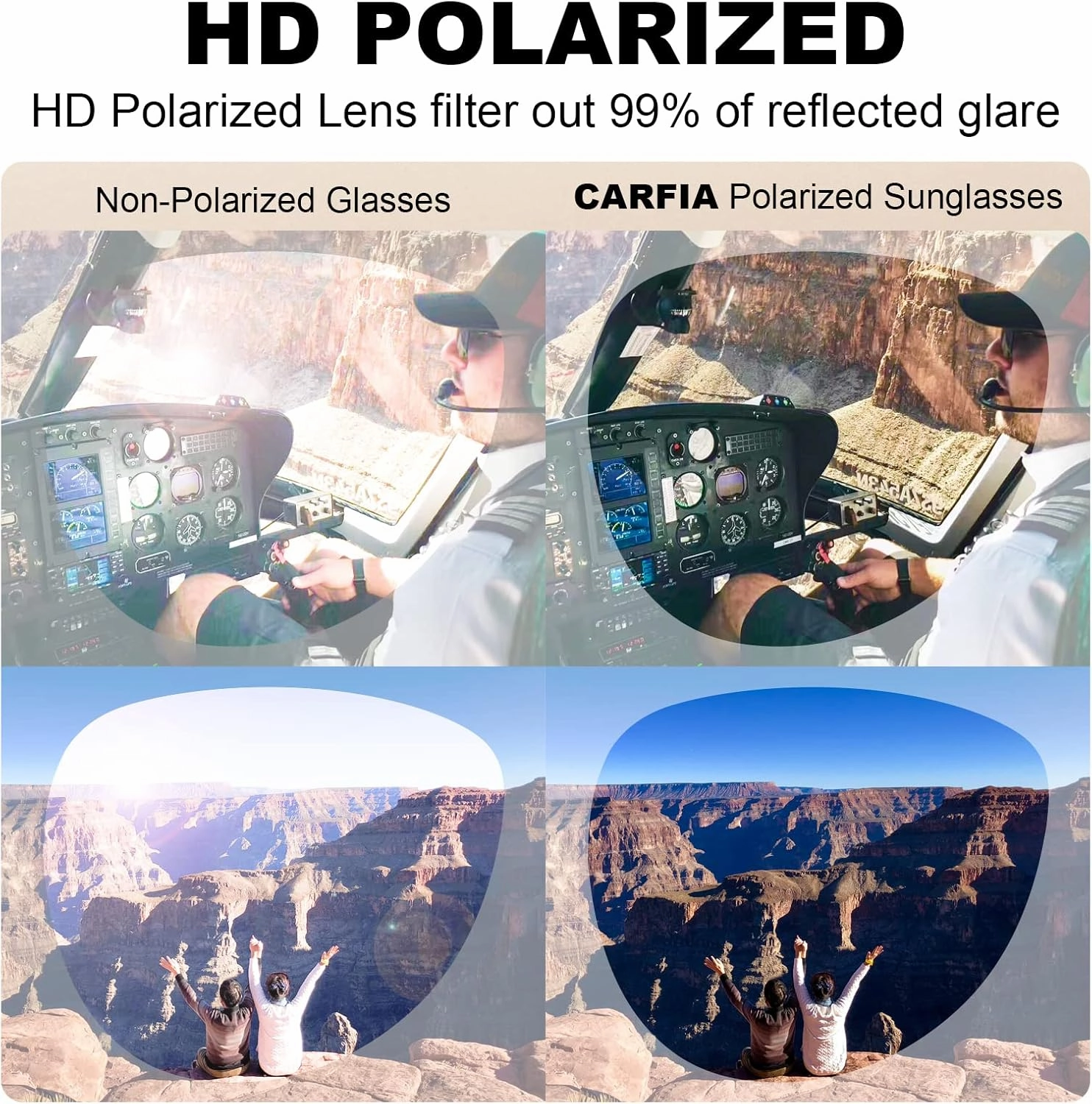 CARFIA Lightweight Retro Pilot Sunglasses for Women Polarized UV Protection, Trendy Outdoor Driving Lady Sunnies Metal Frame