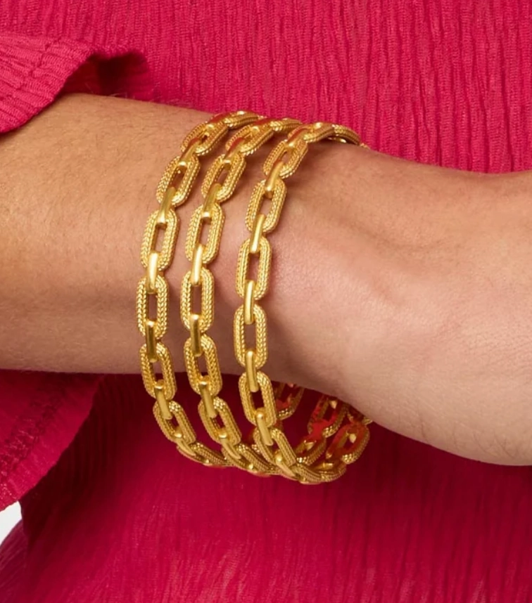 Cheval Paperclip Bangle -Small
