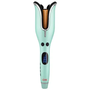 CHI Spin N Curl, Curling Iron For Healthy & Shiny Effortless Curls & Waves, Provides Preset Temperature Settings For Each Hair Texture, Mint Green