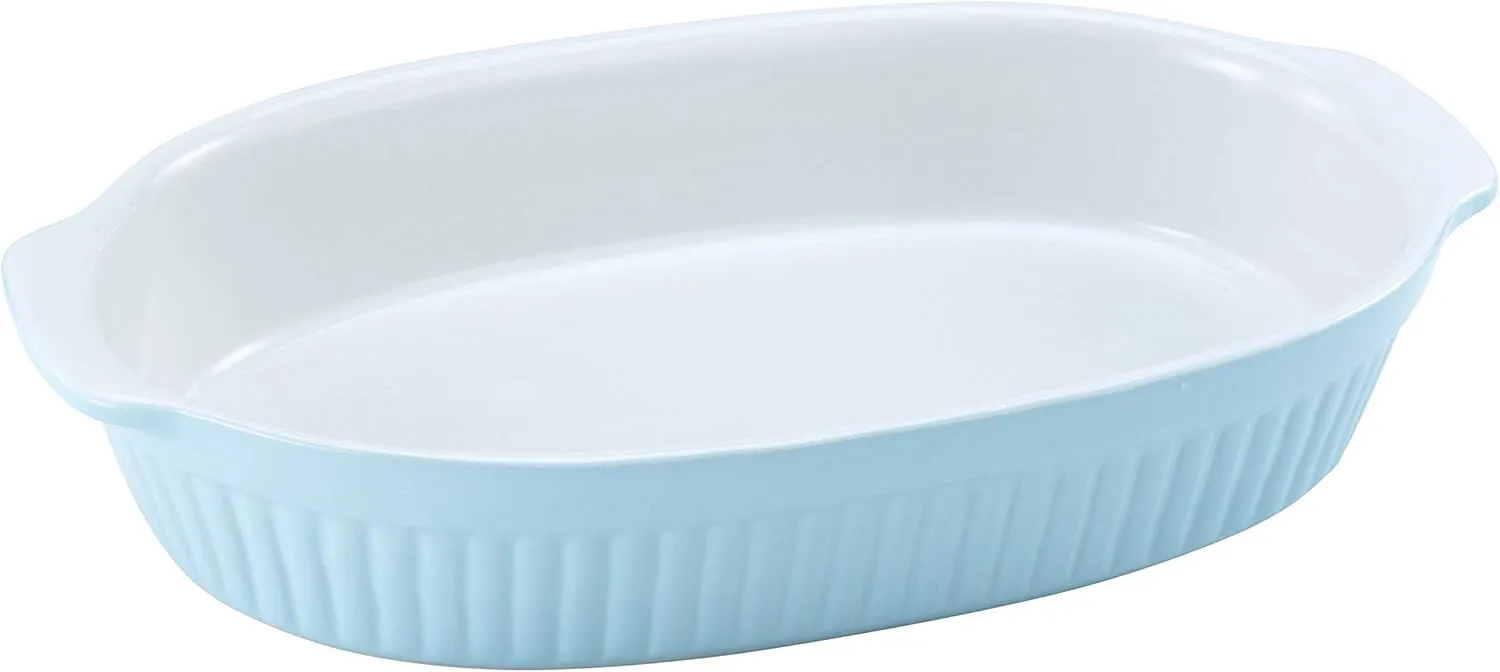 Classic Pastel Kitchen Oval Casserole Dish 33054