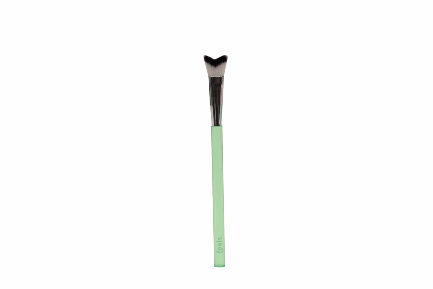 Cleansing Brush Eyelash Extension Shampoo Brush Soft Curved Bristles (Green, 10 Pack)