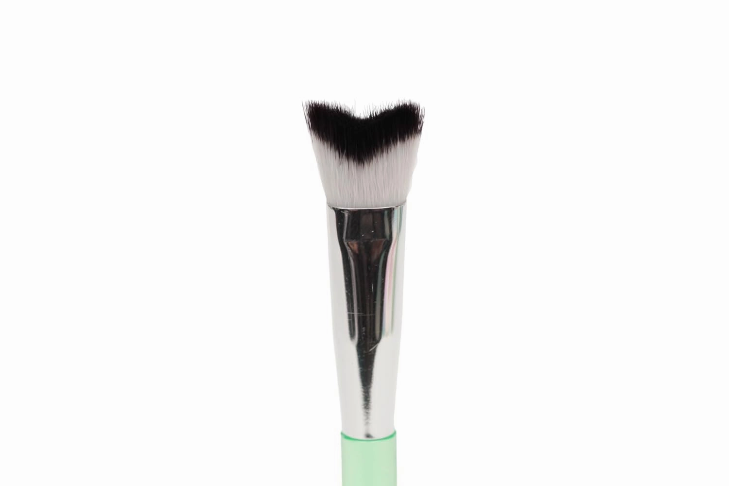 Cleansing Brush Eyelash Extension Shampoo Brush Soft Curved Bristles (Green, 10 Pack)