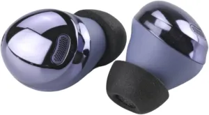 Comply Memory Foam Replacement Earbud Tips for Samsung Galaxy Buds Pro | Ultimate Comfort, Secure Fit, Superior Noise Isolation | Black, Large (3 Pairs)