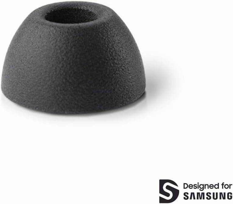 Comply Memory Foam Replacement Earbud Tips Designed for Samsung Galaxy Buds2 Pro | Ultimate Comfort, Secure Fit, Superior Noise Isolation | Anti Slip, Prevent From Falling Out, Black, Large (3 Pairs)