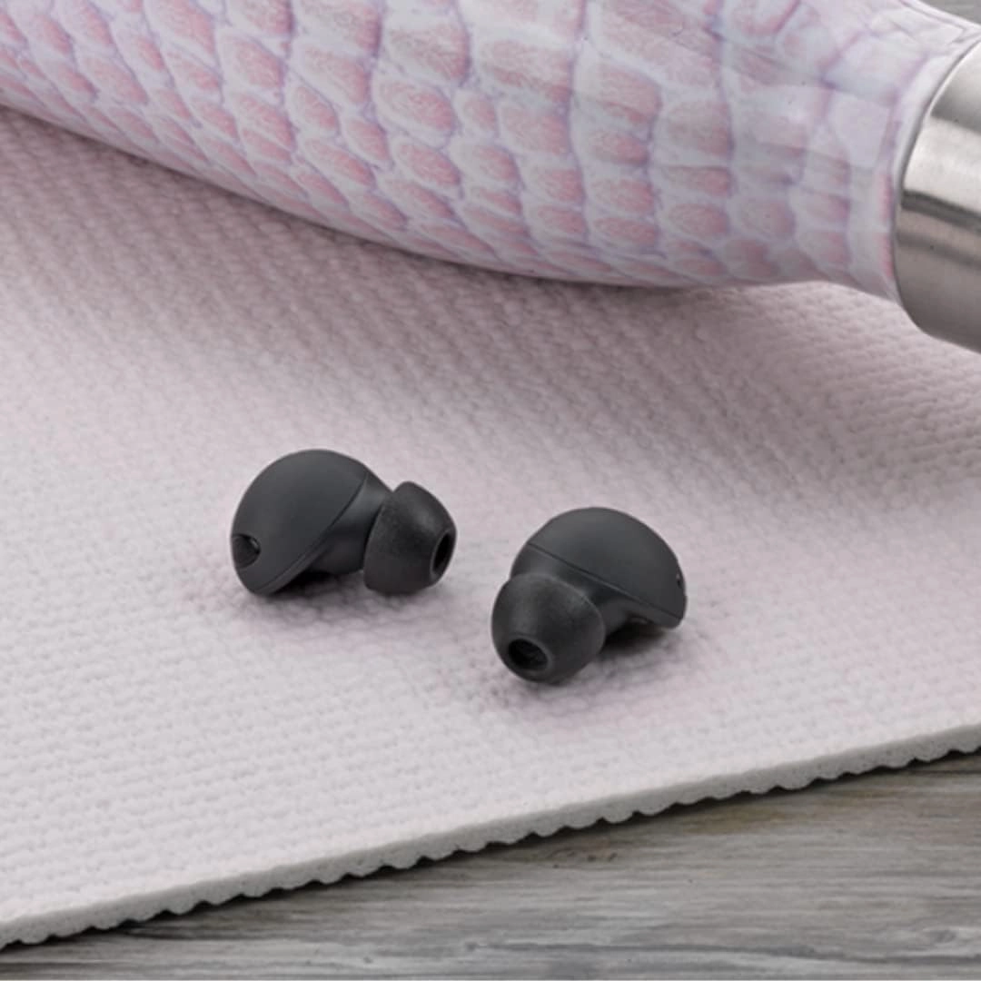 Comply Memory Foam Replacement Earbud Tips Designed for Samsung Galaxy Buds2 Pro | Ultimate Comfort, Secure Fit, Superior Noise Isolation | Anti Slip, Prevent From Falling Out, Black, Large (3 Pairs)