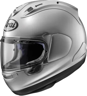 Corsair-X Solid Adult Street Motorcycle Helmet - Aluminum Silver/Small