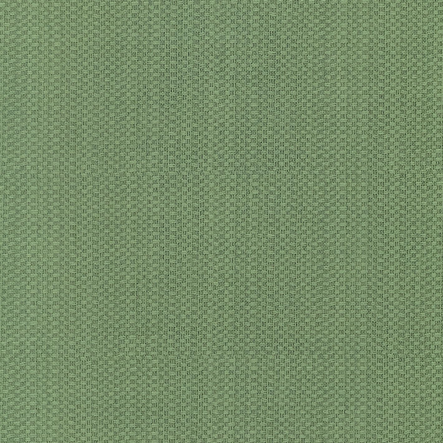 Covers For The Home Deluxe Elastic Edged Flannel Backed Vinyl Fitted Table Cover - Basketweave (Green) Pattern - Small Round Oblong Oval - Fits Tables up to 40" - 44" Diameter