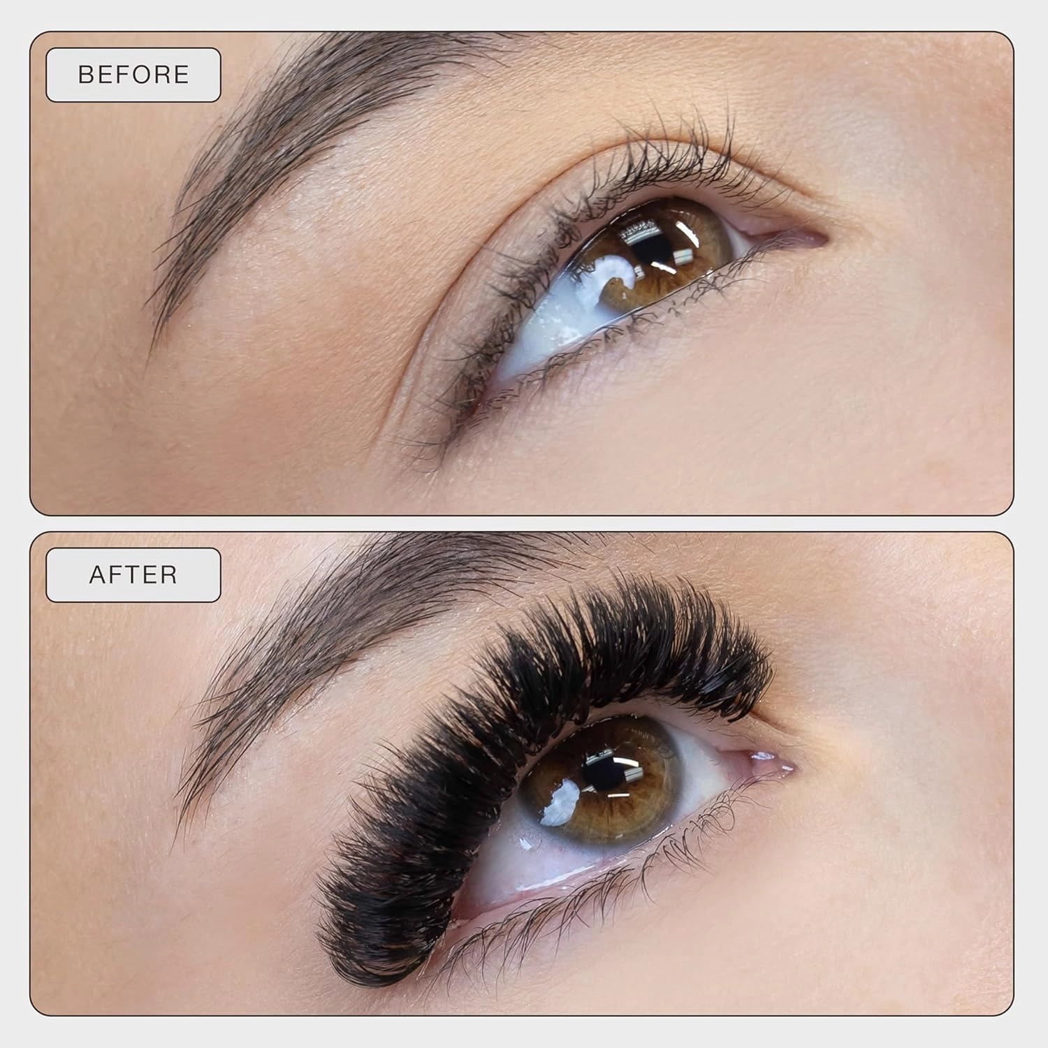 Curacoro Easy Fan Eyelash Extensions 0.03~0.07mm Thickness, C CC D Curl, 9mm-16mm Mixed & Single Length, Super Matte Black Volume Self Fanning Lash Extensions, Professional Supplies for Lash Techs