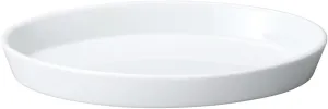 Delicaware 14 Oban Baker | Oval Plate, Large, 14.2 x 8.5 x 1.7 inches (36 x 21.5 x 4.4 cm), 5.1 oz (1,460 g)