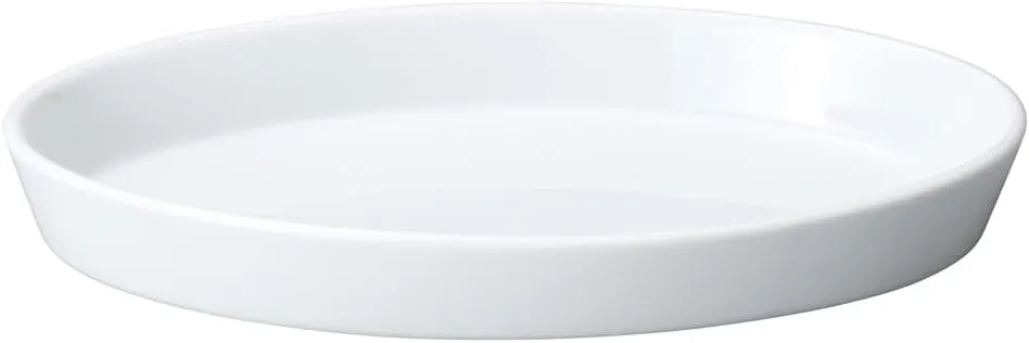 Delicaware 14 Oban Baker | Oval Plate, Large, 14.2 x 8.5 x 1.7 inches (36 x 21.5 x 4.4 cm), 5.1 oz (1,460 g)