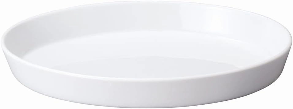 Delicaware 15.5 Oban Baker | Oval Plate, Large, 16.9 x 11.0 x 2.0 inches (40.3 x 27.8 x 5 cm), 6.6 oz (1,863 g)