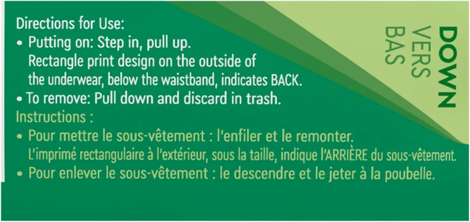 Depend FIT-FLEX Adult Underwear Pull On Large Disposable Heavy Absorbency, 47926 - Case of 34