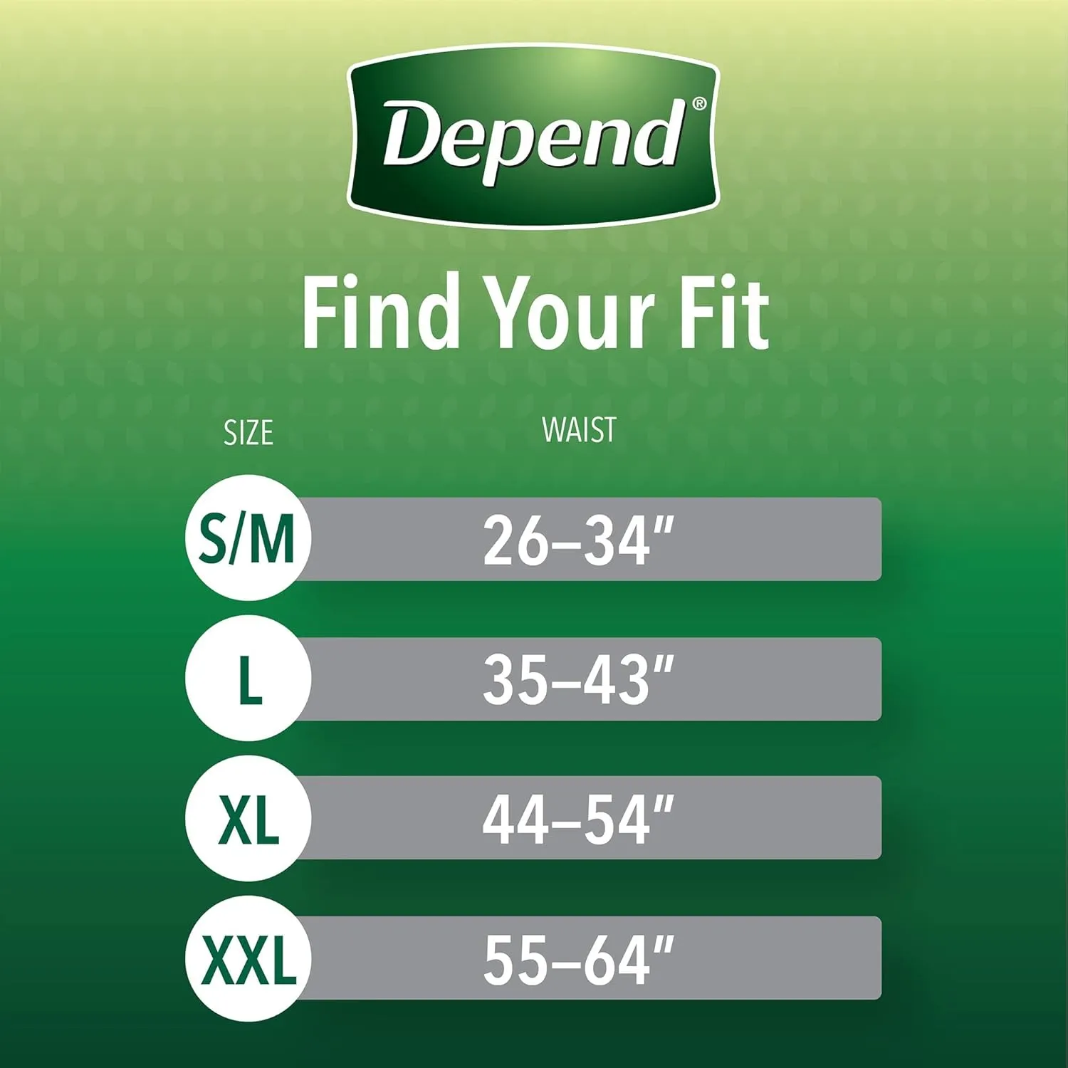 Depend FIT-FLEX Adult Underwear Pull On Large Disposable Heavy Absorbency, 47926 - Case of 34