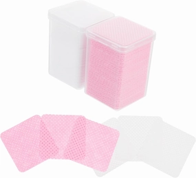 Didiseaon Eyelash Extension Cleaning 400pcs Soft Absorbable Pads Reusable Cotton Gentle on Ideal for DIY Professional Salons