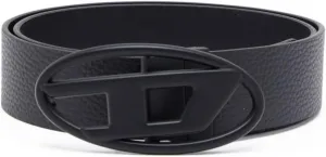 Diesel OVAL D LOGO REV B-1DR REV II - Reversible leather belt