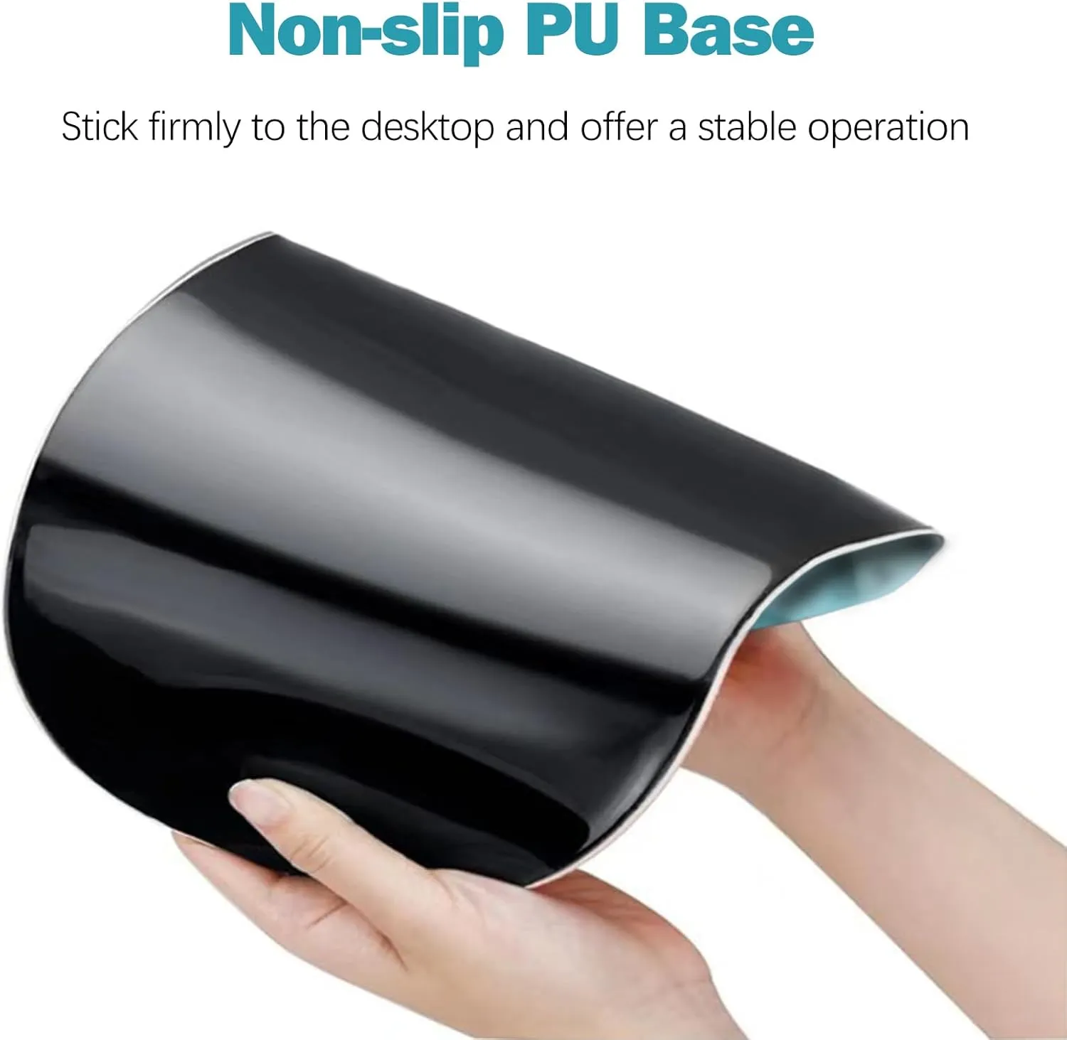 DINKY Ergonomic Mouse Pads Wrist Support, Entire Memory Foam with Anti-Slip PU Base, Pain Relief Mouse Mat with Wrist Rests Easy Typing for Computer Laptop, Home and Office(Inspirational Quote)