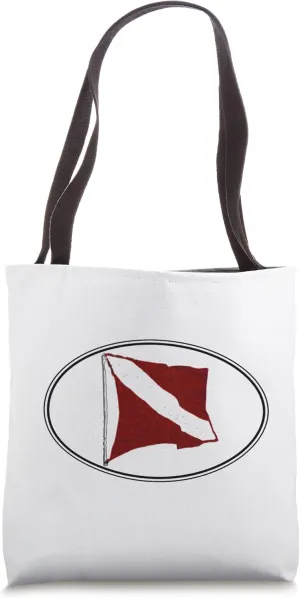 Diver Down Flag Scuba Diving Diver Tote Bag