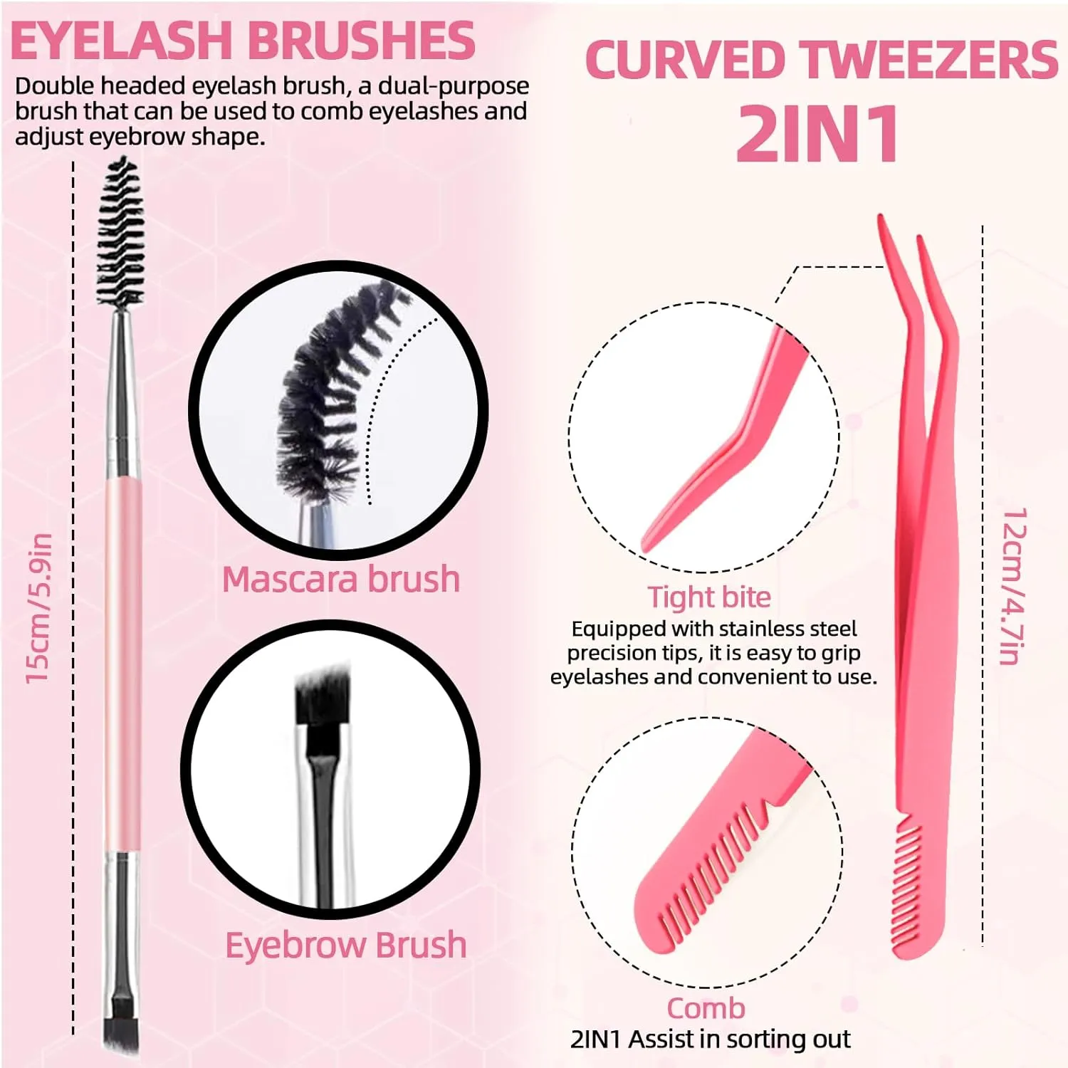 DIY Fluffy Lash Extension Kit 772Pcs D Curl 4 styles Individual Lash with Bottom Lash Clusters Lash Bond and Seal,Quick Glue Remover Tweezers Eyelash Brush Mini Applicator (LASH003)