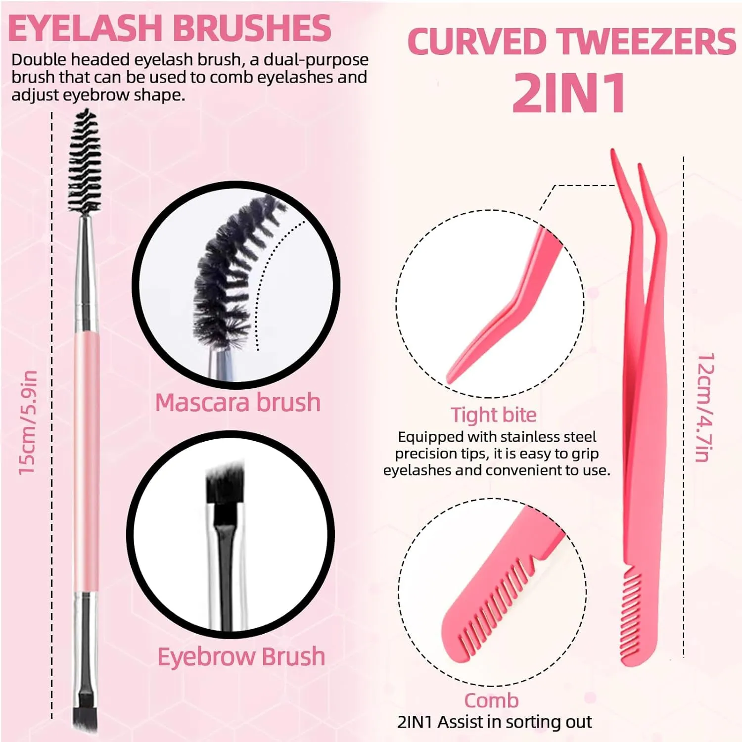 DIY Wispy Lash Extension Kit 570Pcs D Curl 6 styles Individual Lash Clusters Eyelash Extension with Lash Bond and Seal,Quick Glue Remover Tweezers Eyelash Brush Mini Applicator
