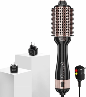 DORISILK 2.0 Upgraded Hair Dryer Brush Blow Dryer   Smooth Heated Comb, One Step Hot Air Brush Hair Straightener, 4 in 1 Blowout Brush Hair Dryer and Styler Volumizer Straightener Curler Frizz-Free