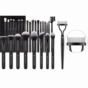 DUcare Professional Makeup Brushes Set 27Pcs   Eyelash Comb