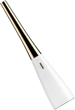 Electric Heated Eyelash Curler USB Rechargeable Curling Clip for Natural Lashes Compact Design for Travel for Girls and Friends White