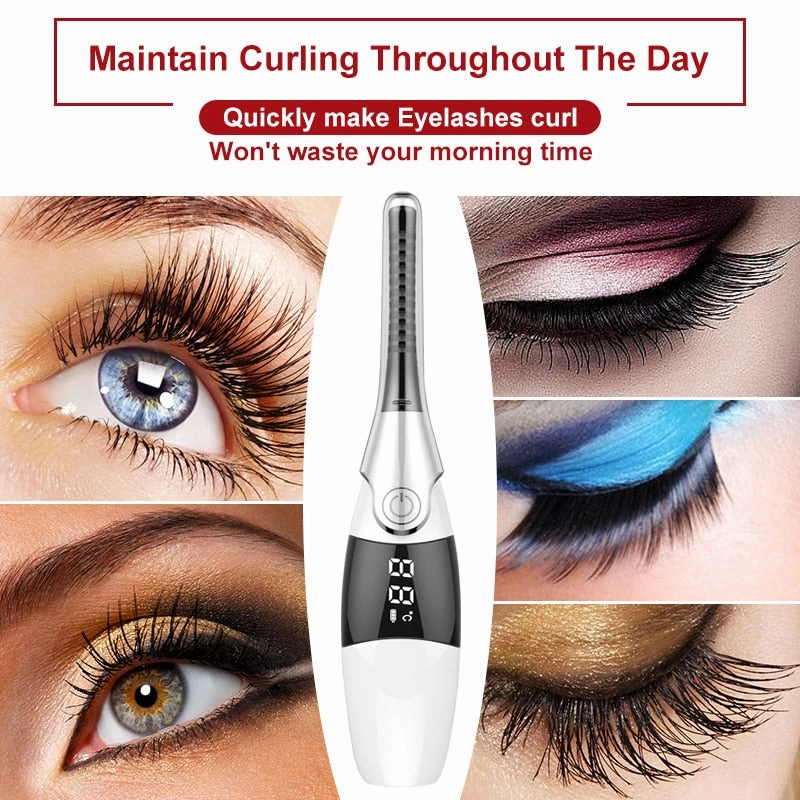 Electric Eyelash Curler Heated Eyelashes Curling Beauty Makeup Tool
