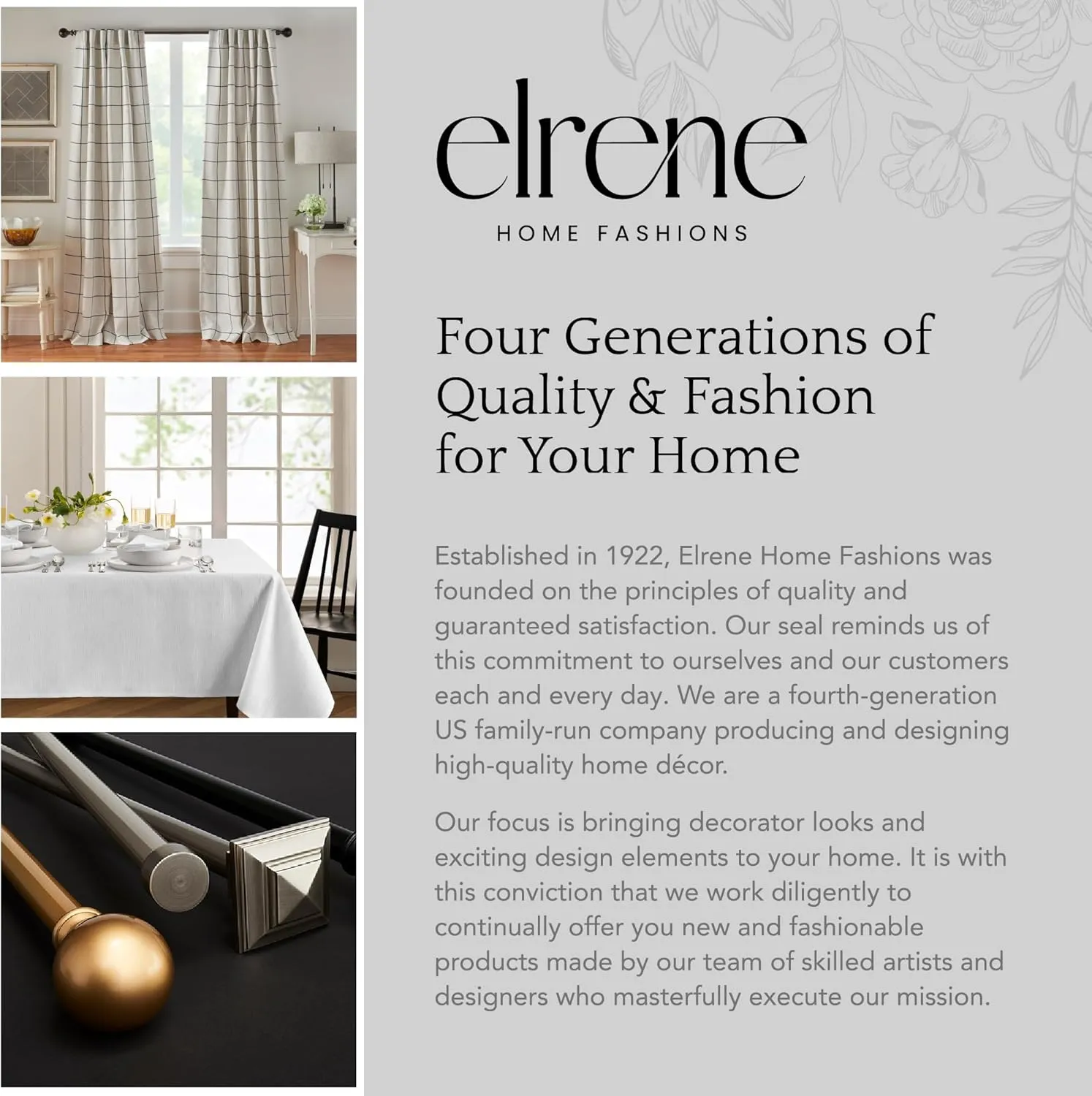 Elrene Home Fashions Laurel Solid Texture Water and Stain Resistant Tablecloth, 60"X84" Oval, Ivory