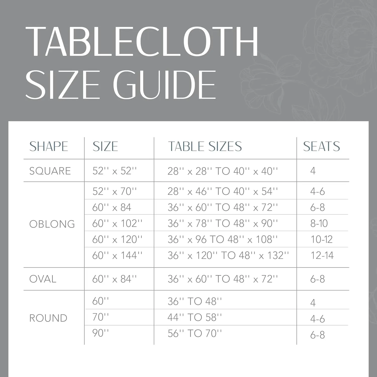 Elrene Home Fashions Laurel Solid Texture Water and Stain Resistant Tablecloth, 60"X84" Oval, Sage
